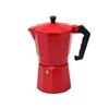 Red Moka Coffee Maker Italian Aluminum Octagonal Coffee Cup