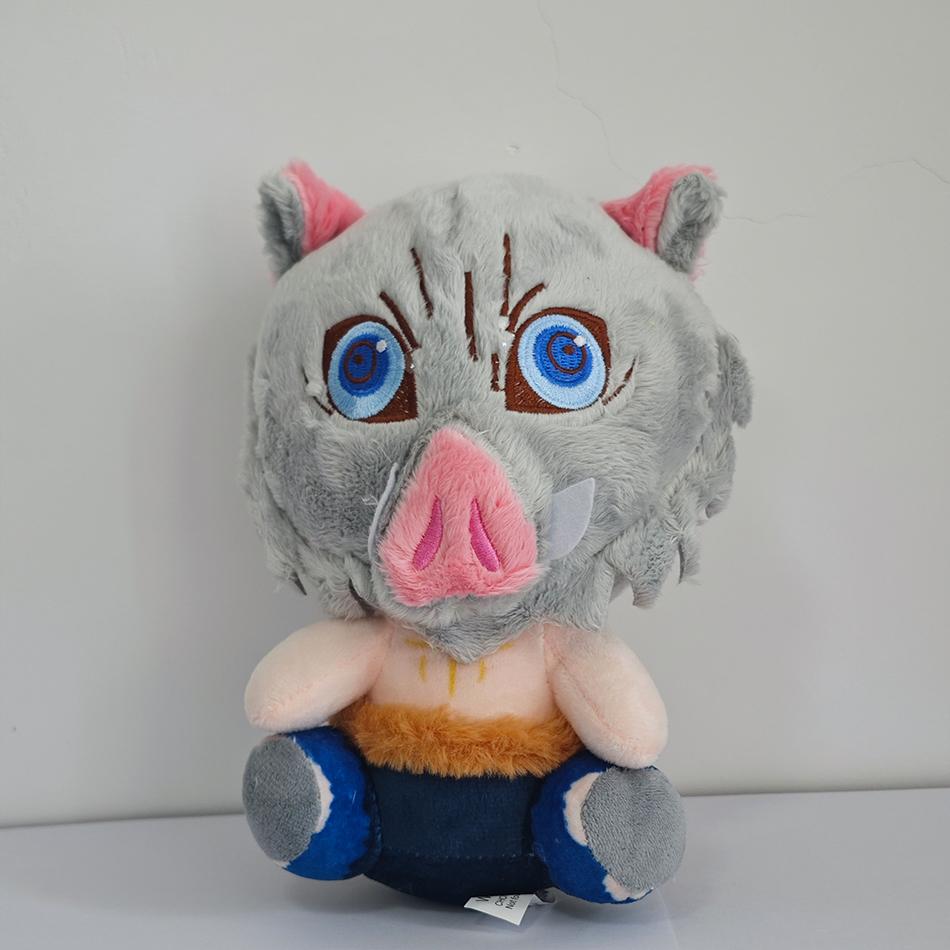 20cm Hot Anime 7styles Plush Dolls Kimetsu No Yaiba Kamado Tanjirou Nezuko Zenitsu Kyoujurou Toys Gifts
