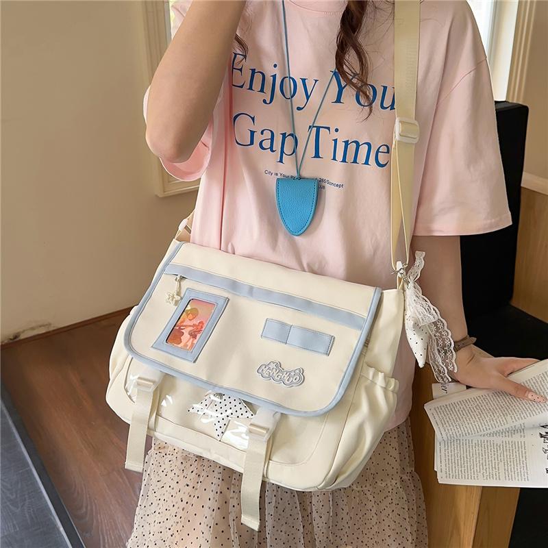 Multi-purpose Bag Women's Large Capacity Crossbody Bag Student Hand Shoulder Bag