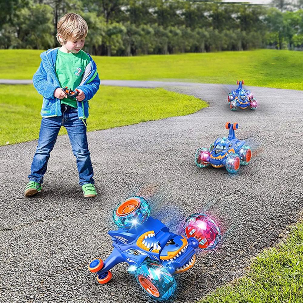 2.4G Remote Control Spider Stunt Car for Kids - 360° Off-road Light-Up Adventure Toy