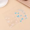 50Pcs Cute Transparent Self Adhesive Bag Hand Account Small Card Packaging Bag Jewelry Bracelet Small Item Gift Bag