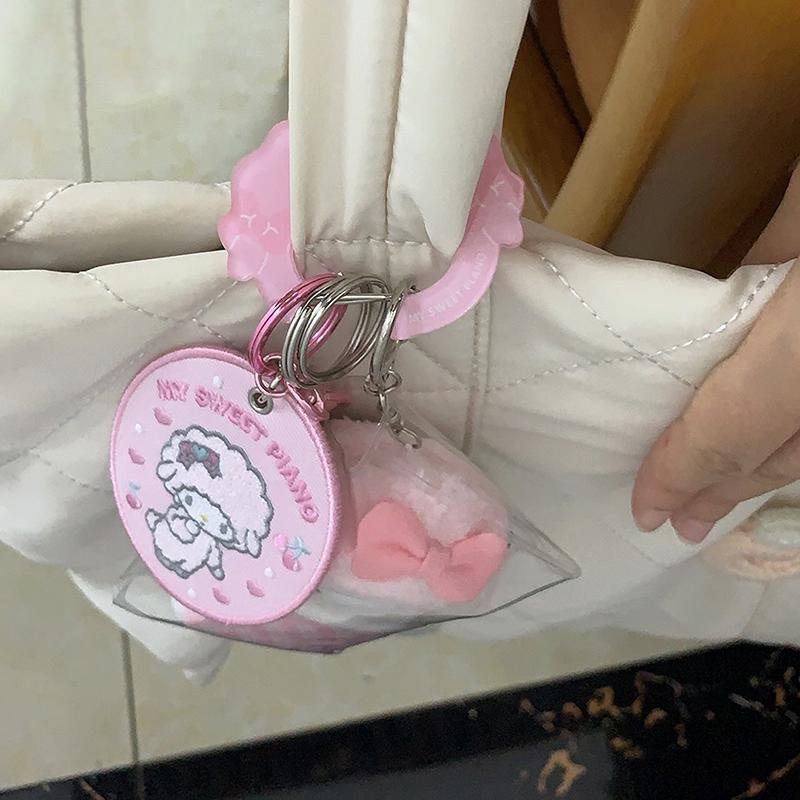 1Pcs Fashion Charm Girls Bag Pendant Keychain Accessories Kawaii Anime Cute Sanrio Hello Kitty Carabiner Birthday Gifts