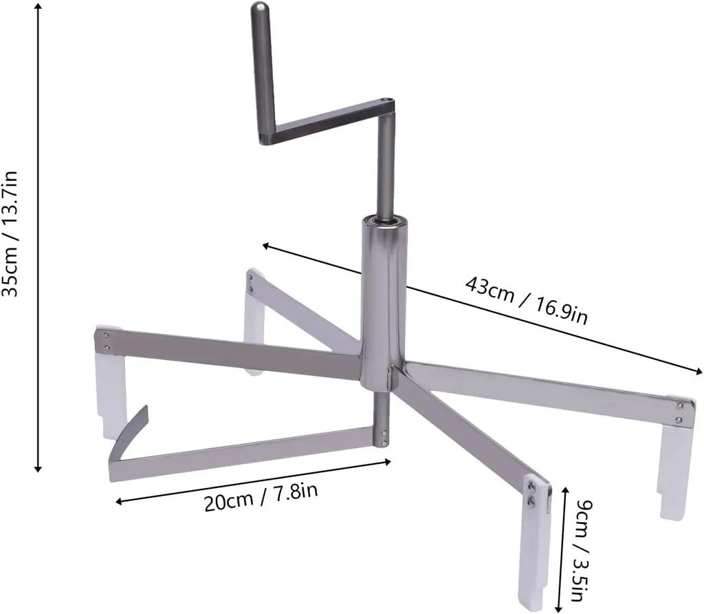 Edelstahl Crêpes-Verteiler, 201 Edelstahl Pfannkuchenwender mit Griff, 16" Schichtkuchen-Verteilwerkzeug, Pfannkuchenwender