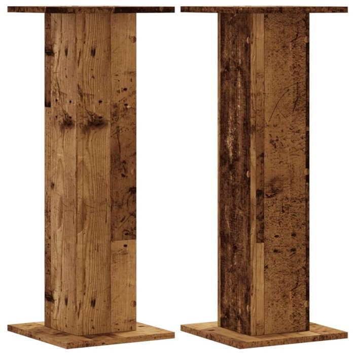 VidaXL Plant Stands 2 Pcs Old Wood Engineered Wood, Flower Stand, Pot Stand, Plant Support 3307871