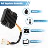 uxcell Voltage Regulator Rectifier Replacement, Compatible with 32800-33E20, 32800-33E21, SUZUKI, GSXR1000, Compatible with 2001-2004