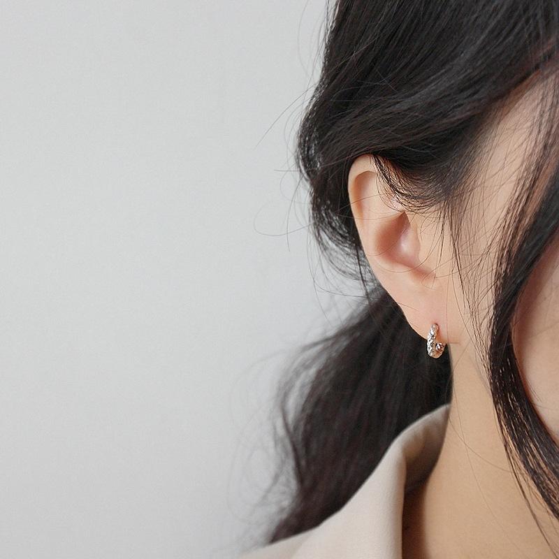 Fashion 925 Silver Earrings Jewelry Luxury 925 Sterling Silver 18K Gold Plated Hoop Earrings Jewelry for Women