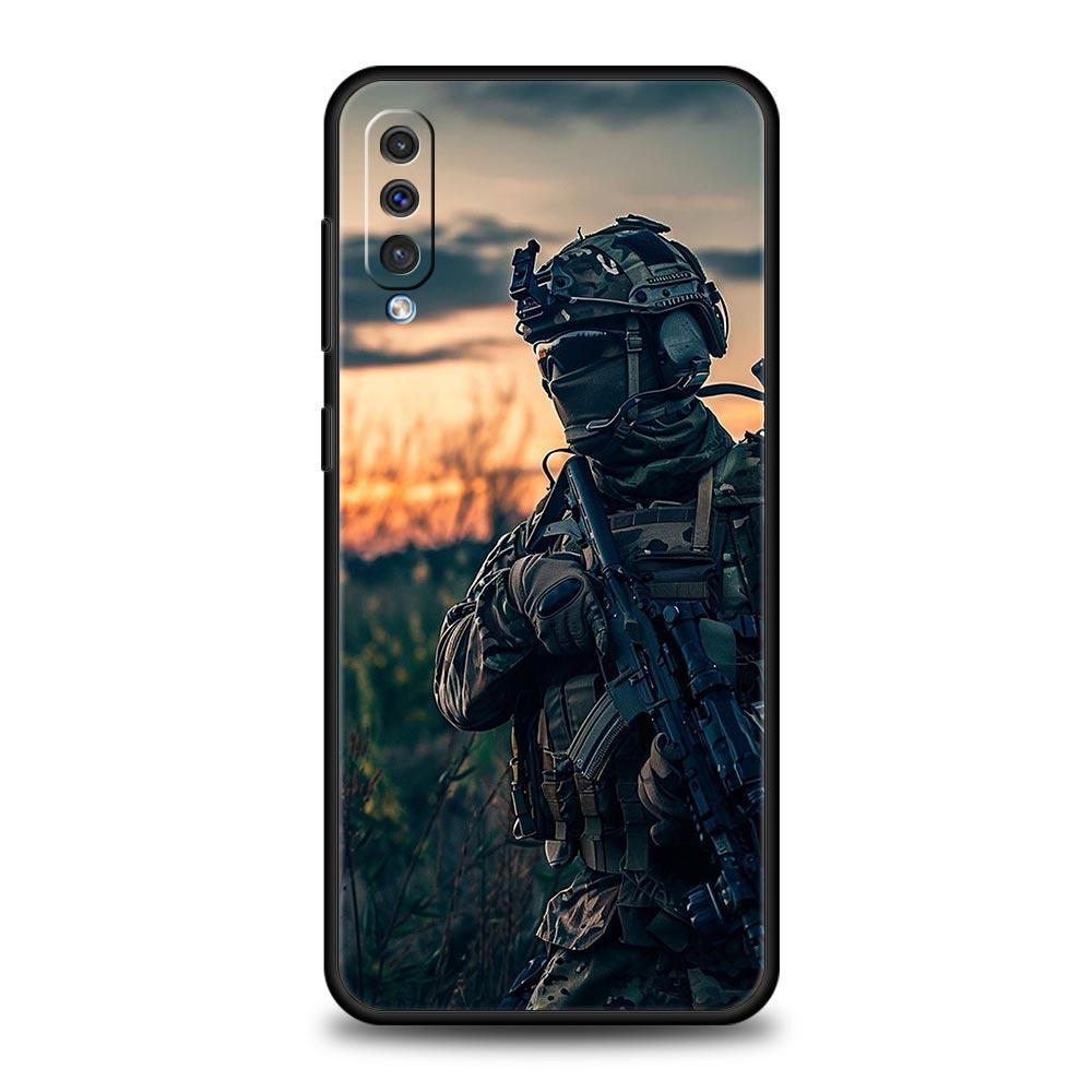 Custodia Militare Esercito Forze Speciali Per Samsung A56 A36 A26 A24 A12 A14 A16 A50 A70 A20E A22 A40 A34 A54 A42 A52 5G A04s A06 Copertura