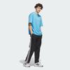 adidas T-shirt Classica Originals Basketball con Logo Stampato Unisex Blu IR6382
