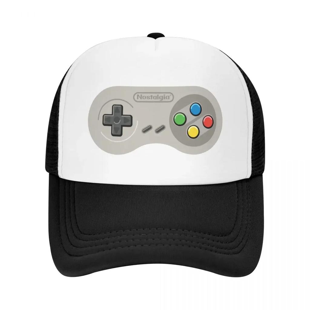 Personalized Retro Video Game Controller Baseball Cap Outdoor Unisex Womens Adjustable Gamer Gift Trucker Hat Autumn Dad Hat