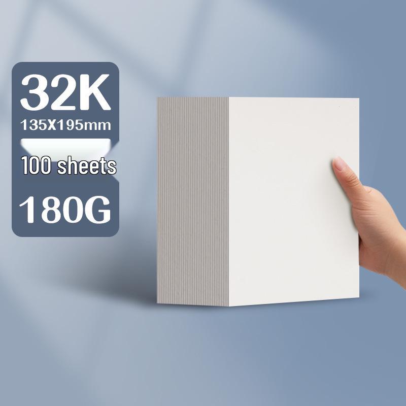 

Утолщенный картон ручной работы белого цвета и белый маркер для рисования - Доступны в форматах A4, A3, 8K, 4K, A5, 16K