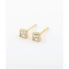 Jouete Square Earrings 079776 FREE Yellow Gold