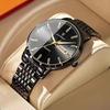 Double Calendar Men'S Watch Waterproof Luminous Ultra-Thin Quartz Watch