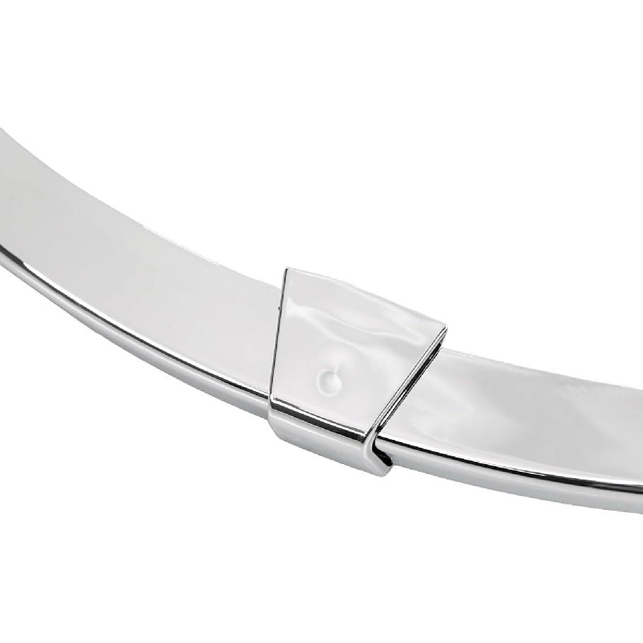 Chrome Rear Fender Tip Mudguard Edge Trailing Trim for Harley Softail Deluxe FLSTN Model ONLY 2005-2017