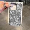 Enchanting Lace Phone Case For IPhone 17 14 16 15 12 11 Pro Max 13 17 Plus Soft Silcone Cover Funda