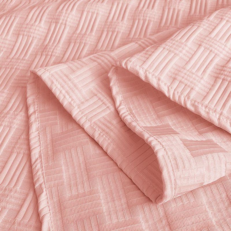 Bettlaken Sommer Gewaschene Baumwolle Garngefärbt Bettlaken Kissenbezüge Studentenwohnheime Einzel und Doppel