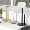 Kitchen Roll Paper Towel Rack Bathroom Stainless Steel Standing Paper Holder Silver Tissue Napkins Rack Home Table Decor