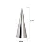 20 Pack Cone Shape Roller Molds 12cm Mini Ice Cream Cone Mold Non-Stick Stainless Steel Pastry Tool