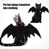 Halloweenský kostým pro mazlíčka, Kočičí netopýří křídla, Kostým, Kostým pro štěně Cosplay, Nepotivé křídla, Roztomilý pro kočky psy, Párty doplněk pro oblékání, Kostým