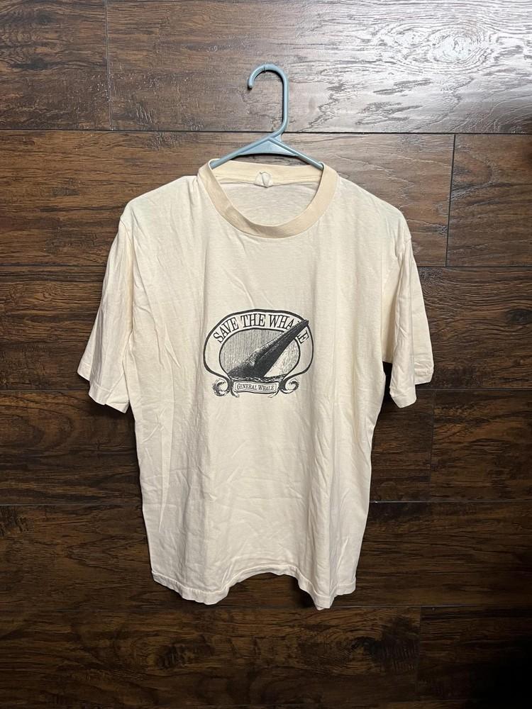 Vintage T-shirt Save the Whale - General Whale Larry Foster Unisex T-Shirt S