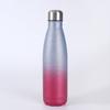 Stainless Steel Vacuum Insulated Travel Mug 500ml Gradient Design Portable Car Cup Office Outdoor Use