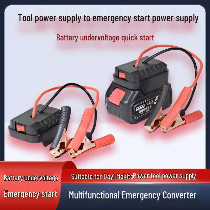 Makita Lithium Battery Converter Charger for Electric Wrench, Grinder, Hammer & Car Emergency Start