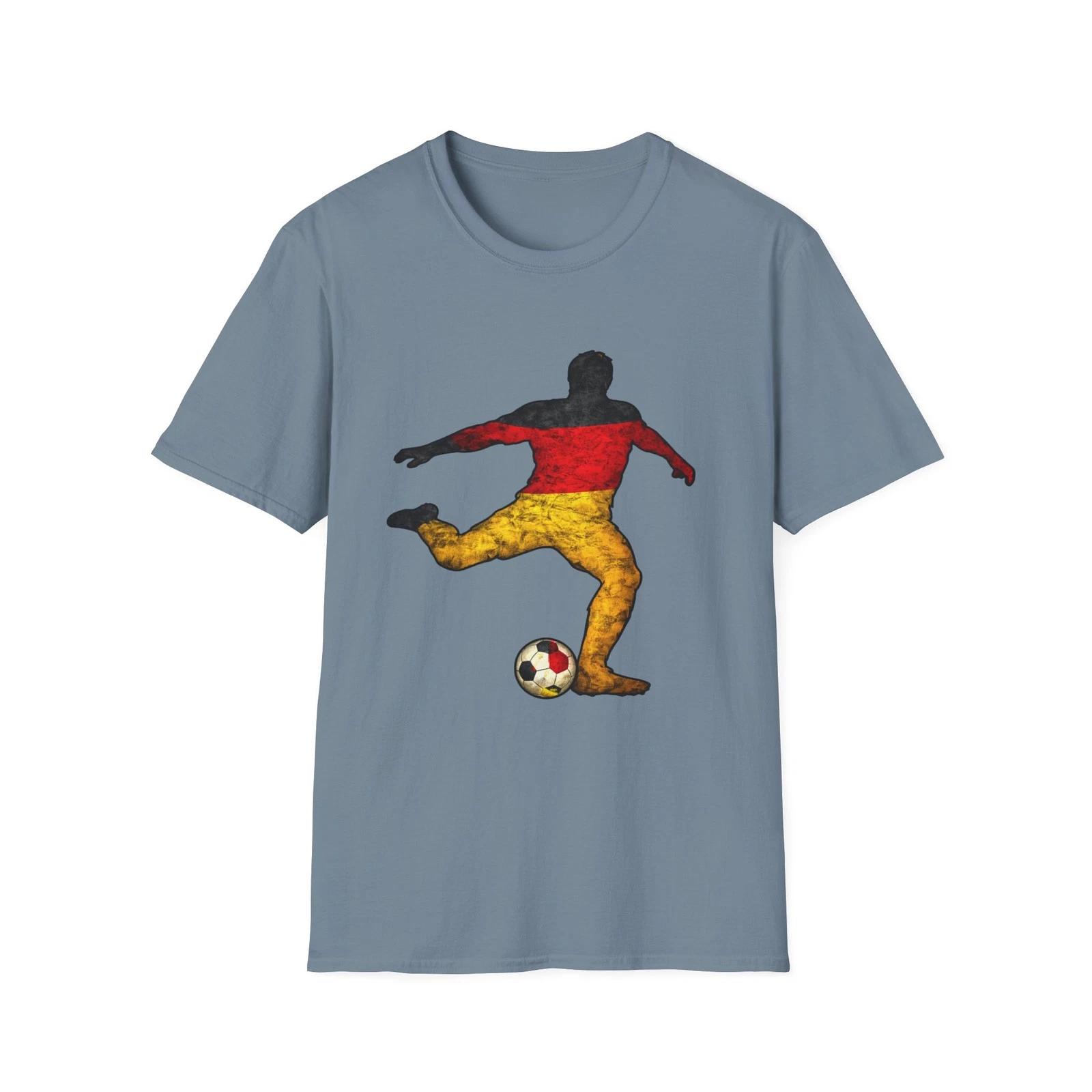 German Flag Soccer Player Children s Children s T Children s T-shirt | Football Silhouette, World Cup 100