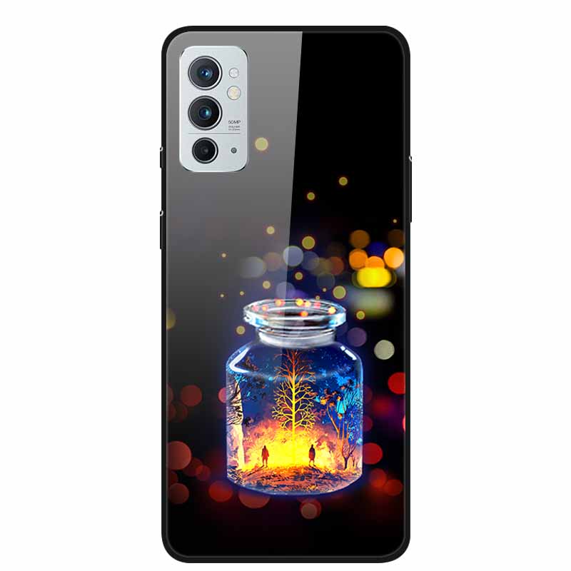 Tempered Glass Cover For Oneplus 9RT Case 1+ 9RT Hard Back Cover for Oneplus 9RT 5G Case Coque Bumper Funda OnePlus 9 1+9RT