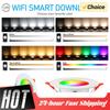 1/5/10PCS 10W RGB Smart Spotlight Bluetooth Ceiling Lamp RGB Lamp APP Remote Control Color Changing Light for Living Room Decor