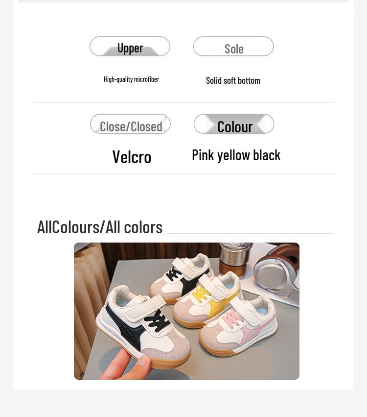 2025 Kids' Agan Sports Shoes: New Spring/Autumn Girls & Boys Soft Sole White Sneakers