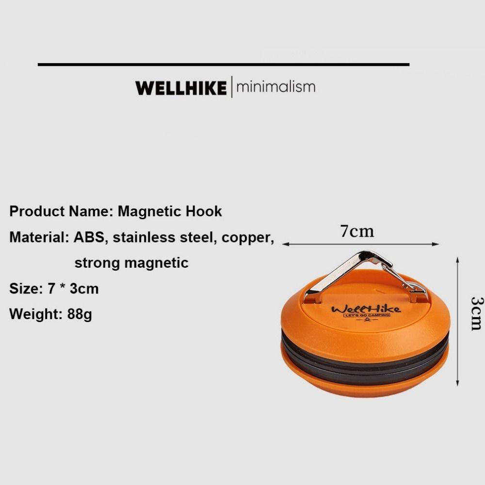 5Colors Strong Magnetic Hanging Buckle ABS Suction Hooks New Camping Hanging Hooks Outdoor Tools