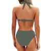 Dames Elegante Tweedeels Bikini Set Gevoerd Zonder Beugel Badpak