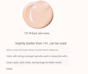 Brightening Concealer Waterproof Foundation Brightening 130 Concealer for Dark Circles and Redness 140