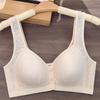 Front Buckle Push-Up Wire-Free Nursing Bra for Plus Size and Older Women