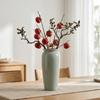 Retro Ru Ware Ceramic Vase for Home Decor: Perfect for Flowers or Hydroponics In Bedrooms or Restaurants