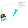 Anti Lost Golf Tee Hanger with Tee Colorful Cartoon Plastic Tee Hoop Ring with Strap Golf Accessories for Men Women Golfer Gifts