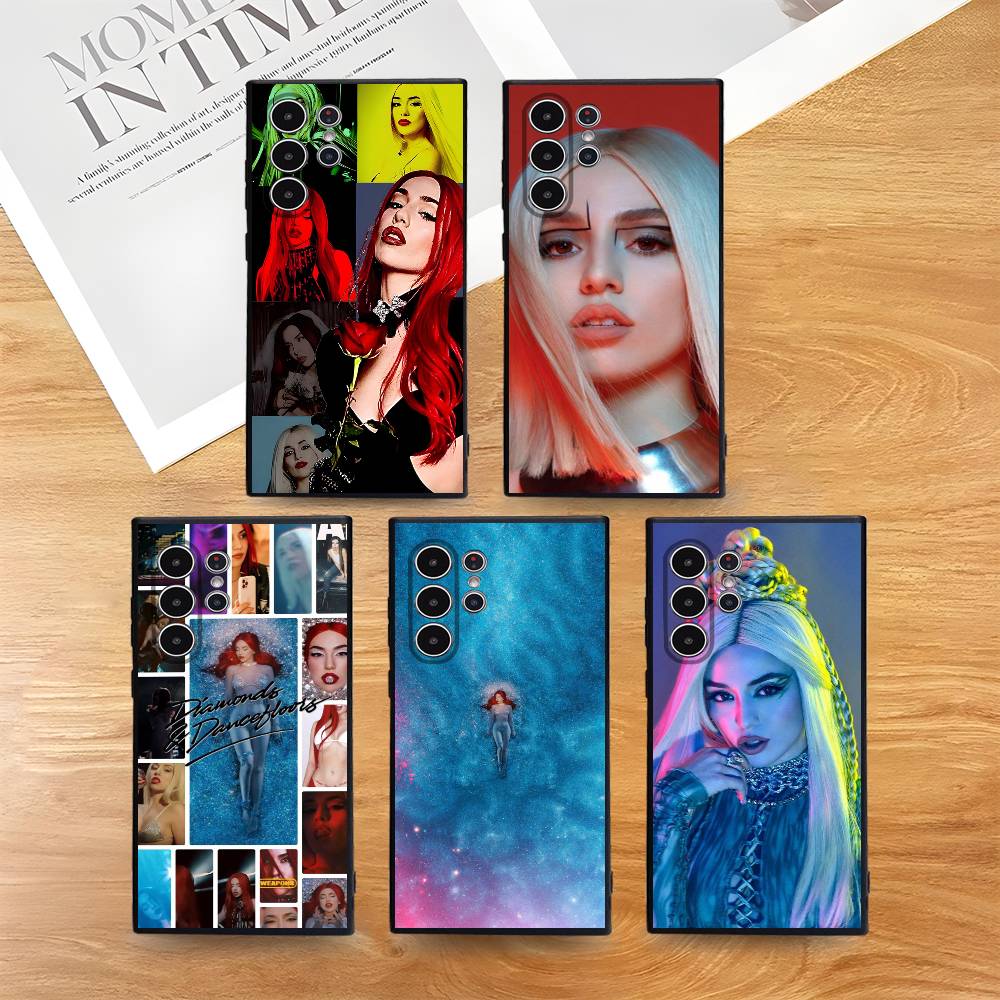 Fashion A-Ava M-Max Phone Case For Samsung Galaxy S25 S24 S22 S23 Ultra S21 S20 Plus 5G Frosted Non-Slip Full Cover Soft Case