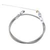 36" Throttle Gas Cable Kit Stainless Steel Braided For 97-07 Chevrolet/Chevy LS1 Engine 4.8L 5.3L 5.7L 6.0L Silver