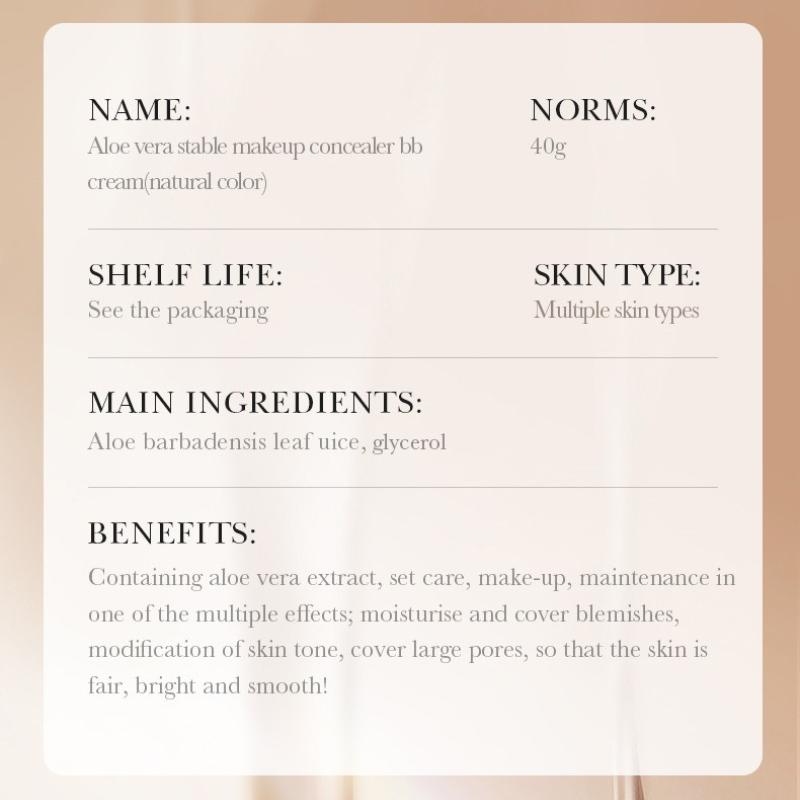 Aloe Vera Make-up Korektor BB Krém SADOER Péče o pleť Make-up BB Krém