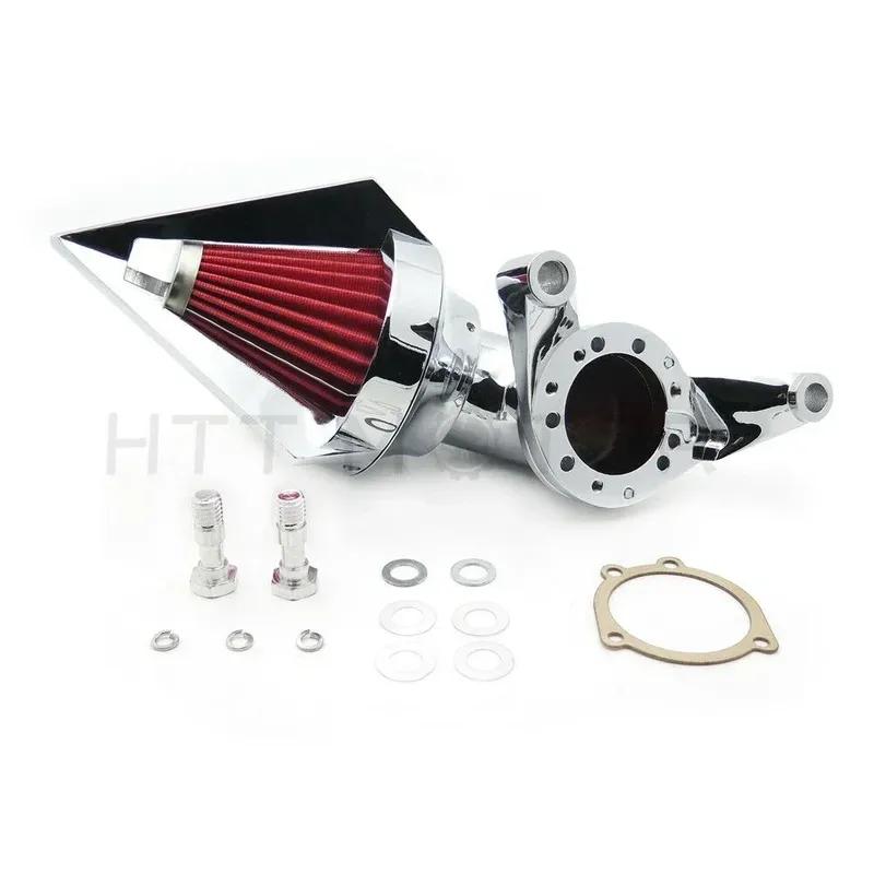 Motorcycle Cone Spike Air Cleaner Intake for Harley Davidson CV Carburetor Delphi V-Twin