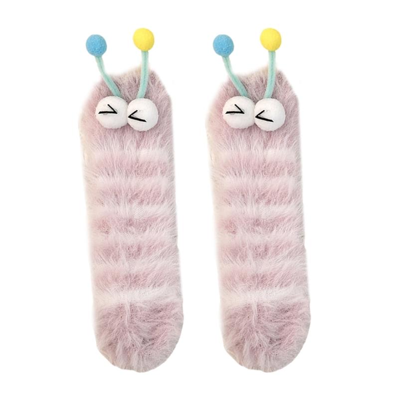 Women Thicker Warm Fuzzy Socks Plush Warm Winter Socks for Sleep Home,Soft Cosy Socks Funny Ankle Crew Socks Streetwear