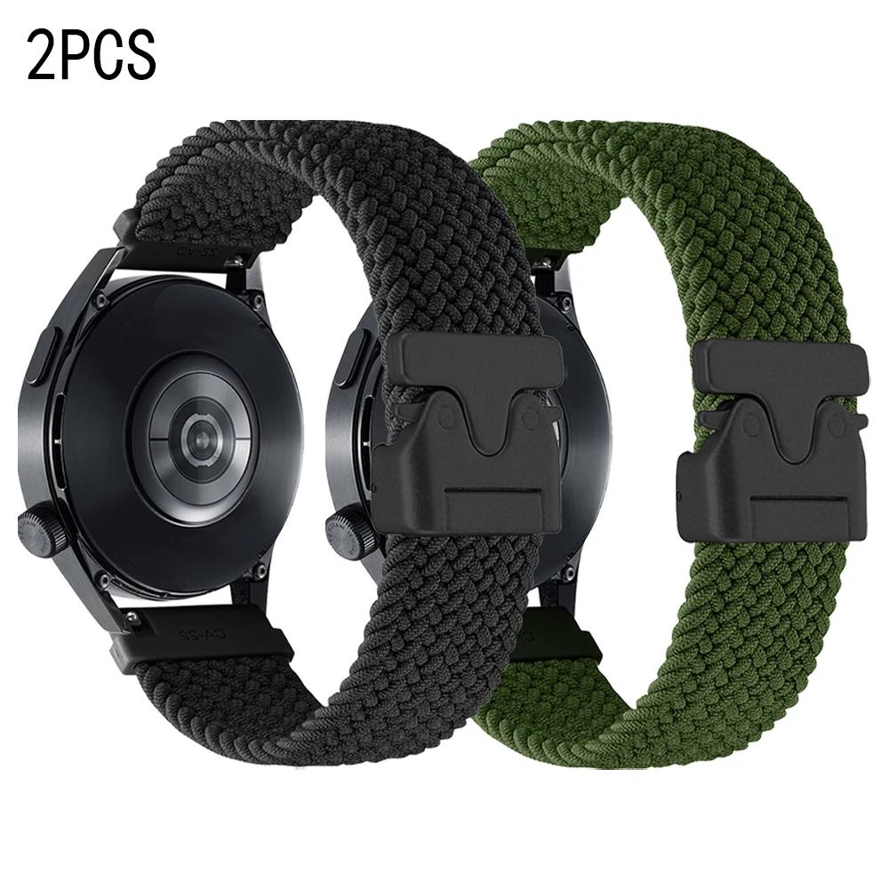 20mm 22mm Nylon Strap For Polar Pacer Vantage V3 M2/M Grit X Pro Titan Band For Polar Ignite 3 2/Unite Braided Elastic Bracelet