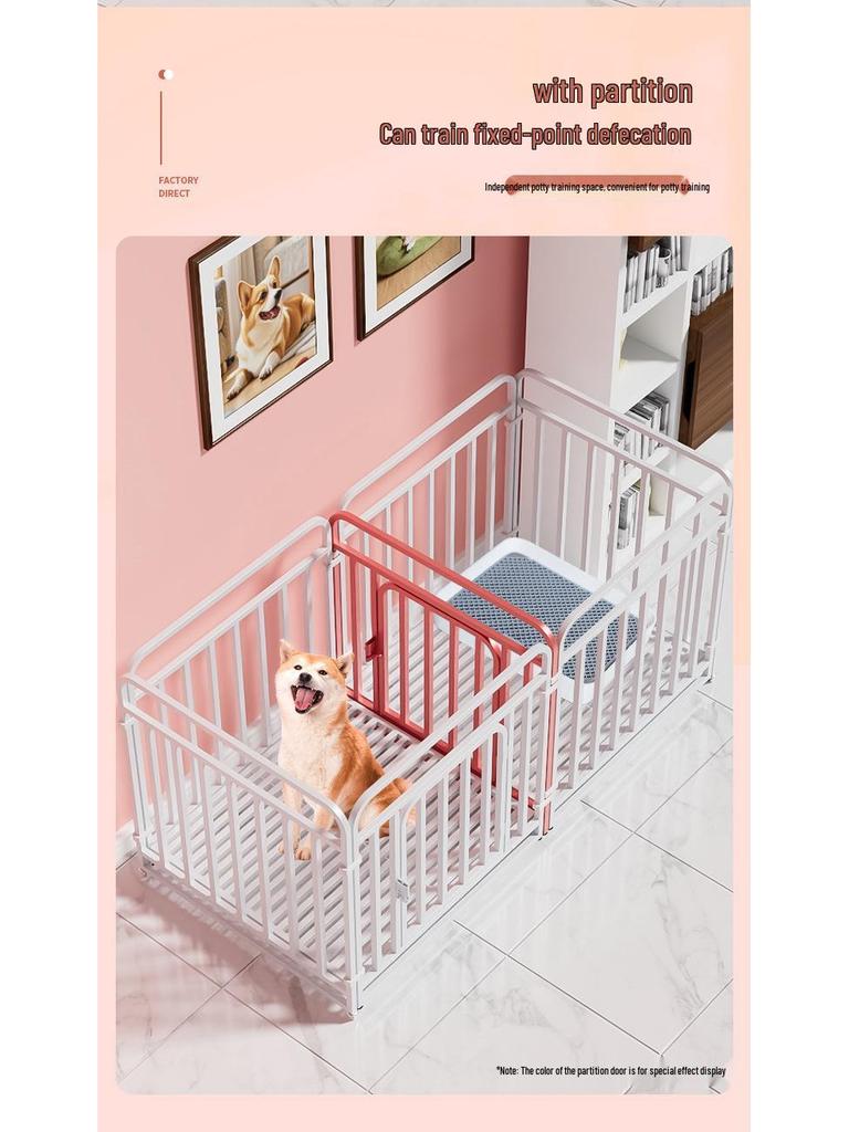 Indoor Pet Dog Cage - Freely Combinable Anti-Escape Fence for Small To Medium Dogs