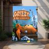 Grizzly Lemmings Flanelldecke Weich Warm Ganzjahresdecke, Design für Camping, Autoreisen, Wandern Sofa, Bett, Büro Perfektes Geschenk für Partys