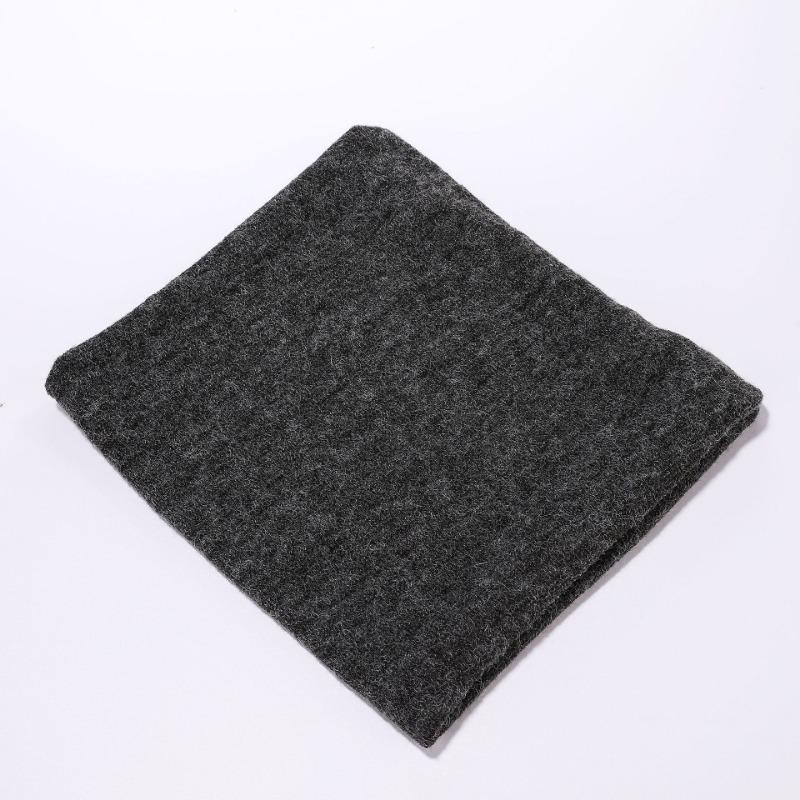 Knitted Wool Scarf Autumn and Winter Solid Color Single Circle Warm Neck Cover Outdoor Versatile Single Layer Scarf