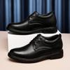 Autumn and Winter Men's Fashionable New with Increased Height for Business Leather Shoes Brand Men's Comfortable Leather Shoes