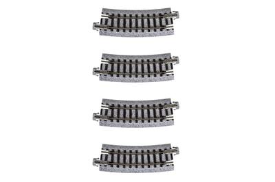 KATO N Gauge Curved Track R249-15° 4 Pieces 20-101 Railroad Model Supplies