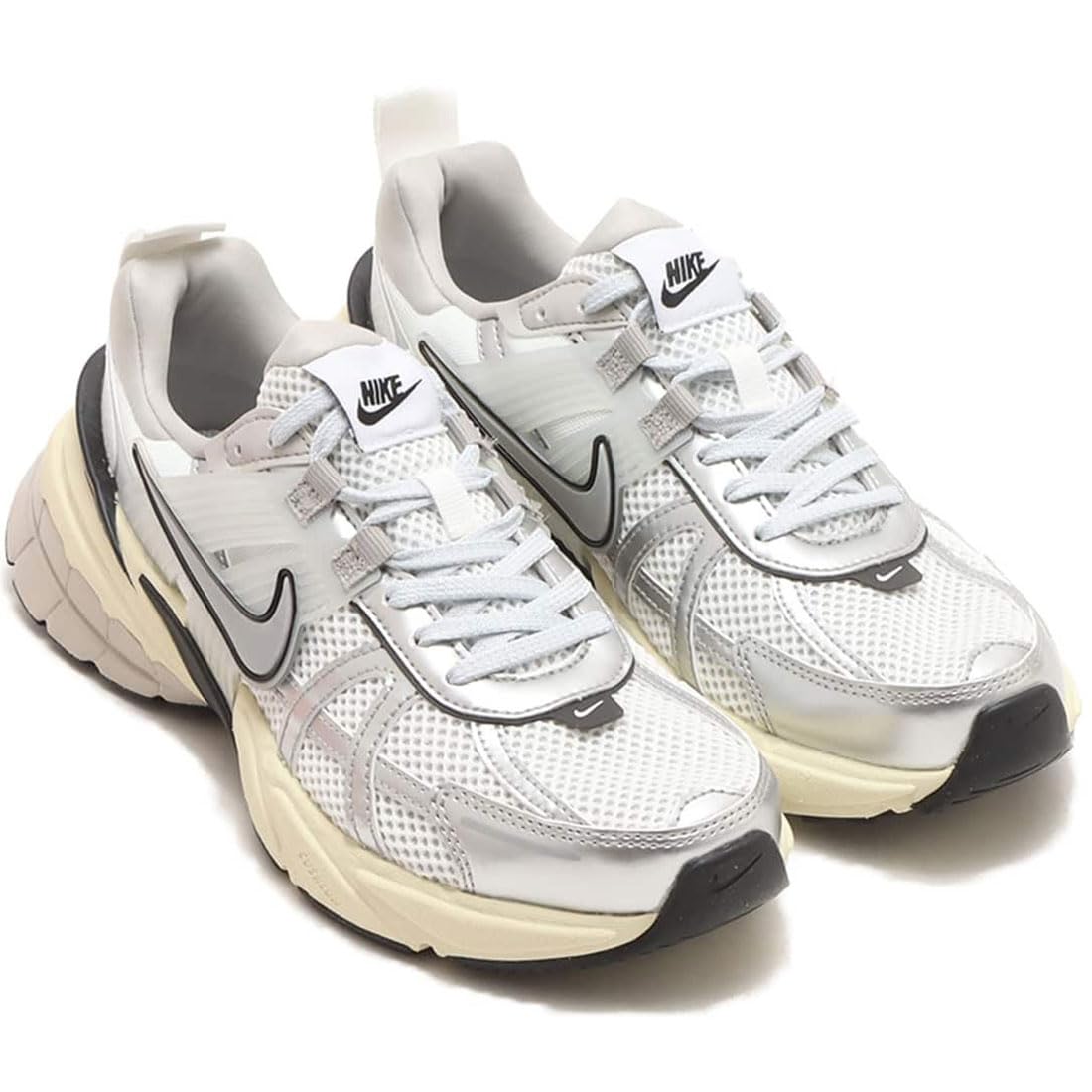 Nike V2K Run W V2K Summit Iron Authentic Nike Japan Size RUN, White/Pure Platinum/Light All/Metallic Silver, FD0736-100, Product, 29.0cm