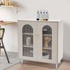 Sideboard Cabinet - Modern Minimalist Kitchen Storage Unit for Wall-Mounted Use, Stylish Buffet and Tea Cabinet