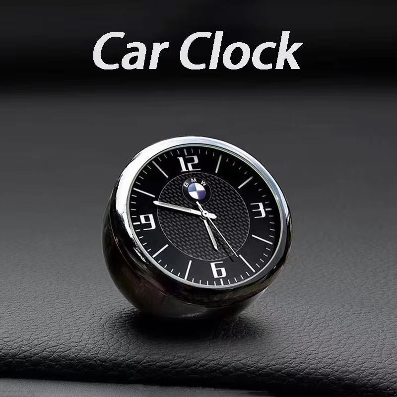 BBIJ5 BMW Car Dashboard Clock, Luminous Auto Interior Watch, Universal Vehicle Time Decor Accessory Fit for BMW 3/5 Series X1/X3/X5/X6
