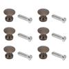 20 Súprav Jednootvorová Malá Rukoväť 12x11MM Zliatina Zinku Jednootvorová Šperkovnica Zásuvka Okrúhla Hlava Malá